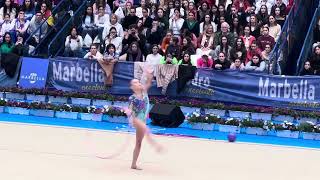 Stiliana Nikolova BUL hoop EF GP Marbella 2024 [upl. by Rdnaskela]