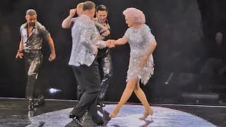 Strictly Live Tour 2024  Angela Rippon Incredible High Kick Cha Cha Cha strictlycomedancing 💃♥️🕺 [upl. by Nylahs]