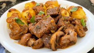 SPEZZATINO DI MANZO CON PATATE how to cook authentic italian beef stew [upl. by Kuster240]