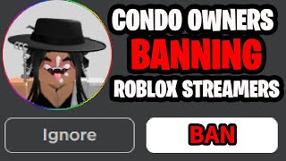 Roblox Condo Owner Is Banning Roblox Twitch Streamers  Roblox Drama amp News  Ruben Sim Cries [upl. by Wilkens]