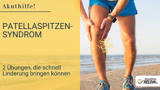 Schnellhilfe bei Schmerzen mit Patellaspitzensyndrom isometrisches Training [upl. by Winonah]