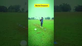 Reverse crossovers Backward forward exercise footballskills footballdrills [upl. by Ayom]