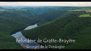 FCP Drone 4K  Belvédère de GratteBruyère Gorges de la Dordogne [upl. by Tnert]