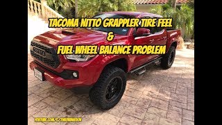 Tacoma Nitto Grappler Tire Feel amp Balance Problem [upl. by Dare]