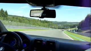 Onboard Golf GTI DSG MK5 chasing Audi RS5 at SpaFrancorchamps [upl. by Avika985]