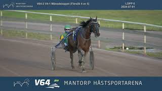 Lopp 6 V643 240701 Mantorp Hästsportarena [upl. by Warrenne890]