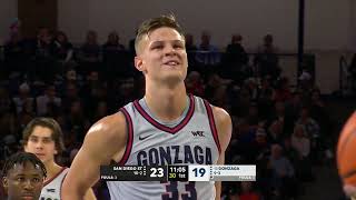 Gonzaga vs San Diego State 12292023 [upl. by Bobbee]