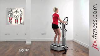 Vibration Plate Exercises  How To Do Perfect Squats [upl. by Lleznod]