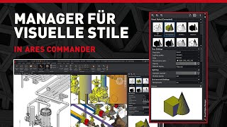 3D Visual Styles Manager zum Anpassen von 3DAnsichten in DWGZeichnungen mit ARES Commander [upl. by Primaveras]