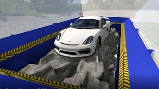 Dangerous Car Crusher Machine 1  BeamNG DriveCar Crash Test Car Shredding Experiment [upl. by Nnylekoorb]