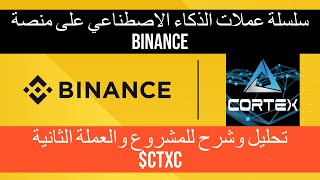 CortexCTXC سلسلة عملات الذكاء الاصطناعي على منصة بينانس شرح ونقاط وتوقعات عملة [upl. by Aicarg]