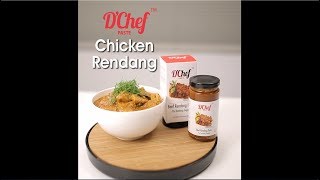 COOK BOOK  DChef Chicken Rendang  SHOM [upl. by Ellezig]