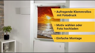 Coole Klemmrollos  Individuell  Leicht zu montieren  Günstig [upl. by Lleynod380]