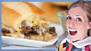 Instant Pot French Dip Sandwiches 2 INGREDIENTS [upl. by Thaxter422]