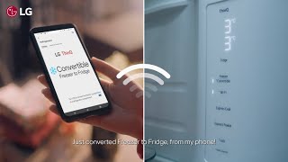 Experience the AllNew LG WiFi Convertible Refrigerator Range From Double Door to SidebySide [upl. by Anairotciv]