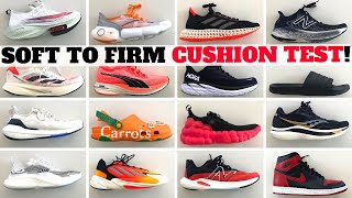 The MOST COMFORTABLE Sneakers RANKED By Softest to Firm Foam Density Test [upl. by Giverin]