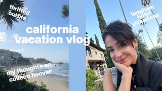 i finally read colleen hoover  staying at the langham hotel in pasadena  cali VLOG pt 3 [upl. by Halvaard]