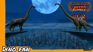 Brachiosaurus Vs Sauroposeidon  Dinosaurs Battle Rumble Special [upl. by Nedi]