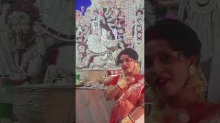 Uma Ashe Notun saje youtubeshorts maadurgadurgapandalyoutubeshortsdancedurgapujadancedurga [upl. by Earazed]