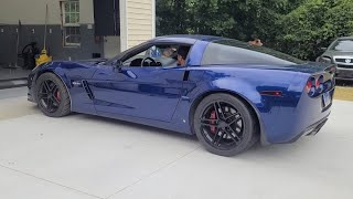 2006 Corvette Z06 with a Lingenfelter 630 package gets a MSD intake and E85 How much HP gain [upl. by Royce856]