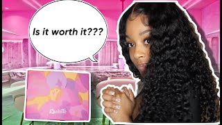 Reshine hair review 4x4 Water Wave wig NOT SPONSORED [upl. by Natehc626]