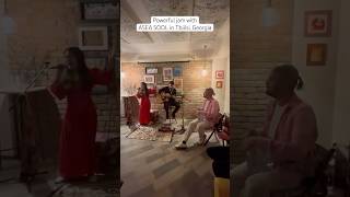 Aruba Januashvili and Bek Bekson  jamming with Alex Ostapenko ❤️ percussion jam georgia [upl. by Anyk224]