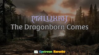 Malukah  The Dragonborn Comes  Karaoke version [upl. by Eugenie]