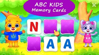 ABC Kids Alphabet 6  Lets Play Letter Memory Cards with Lucas and Ruby  RV AppStudios Games [upl. by Ahkeber]