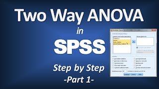 Twoway ANOVA in SPSS  Factorial Analysis of Variance [upl. by Enila]