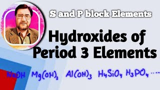 Ch13Lec7  Chemical Reaction of 3rd Period Elements with Water Oxygen and ChlorineClass 12 [upl. by Golub]