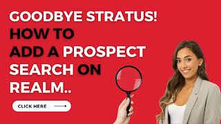 How to Add a Prospect Search on REALM No More Stratus Toronto Real Estate Board [upl. by Latoyia]