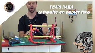 CATAPULTE en papier tuto JT DE 4H27 [upl. by Waldemar]