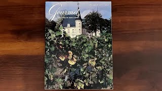 Gourmet September 1983 Bordeaux Bongkok Barbecues  ASMR Magazine Flip Through [upl. by Weismann]