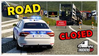 WHY WE CLOSED THE ROAD   TRUCKERSMP [upl. by Nixon]