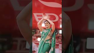 Rashmika mandanna dancing in saree😍rashmikamandannahot teluguactress pushpa2 kannadaactress [upl. by Ortrud889]