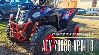 Quad 200cc Commander Apollo Motors ATV Tractor [upl. by Caneghem107]