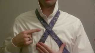 How to Tie a Tie Mirrored  Slowly  Full Windsor Knot [upl. by Sonahpets]