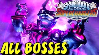 Skylanders SuperChargers  ALL BOSSES [upl. by Amik]