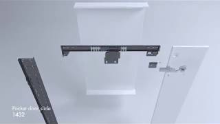 Accuride 1432 Pocket Door Installation [upl. by Wilfrid]