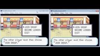 How to trade Pokemon with VisualBoyAdvance emulator 180 version [upl. by Ssalguod]