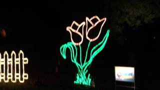 HUNTSVILLE BOTANICAL GARDENS GALAXY OF LIGHTS CHRISTMAS WALKTHROUGH [upl. by Kepner]