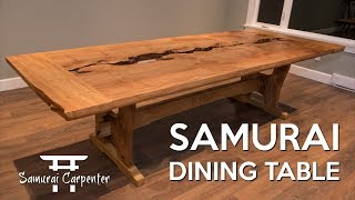 WOODWORKING Building A Dining Table Start To Finish [upl. by Aynna]