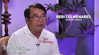 Neri Colmenares  Fast Talk and Why of The 2022 Senatorial Candidates with Boy Abunda [upl. by Rogers561]