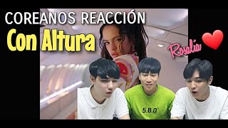 COREANOS REACCIONAN A CON ALTURA  ROSALÍA J BALVIN Pandita Chan [upl. by Leonhard]