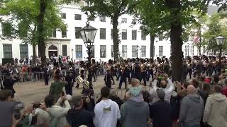 KMKJWF en RFGGJ Prinsjesdag 2024 leidt Koninklijke stoet naar de Schouwburg [upl. by Richmal846]