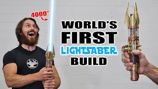 4000° PLASMA PROTOLIGHTSABER BUILD RETRACTABLE BLADE [upl. by Anam]