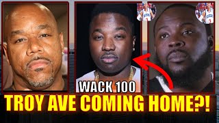 TROY AVE TALKS TO WACK 100 ABOUT TAXSTONE AKADEMIKS HIS RELEASED DATE amp MORE 👀👀🔥 [upl. by Svend489]