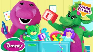 Clean Up Song  Barney Nursery Rhymes and Kids Songs [upl. by Ahsilam]