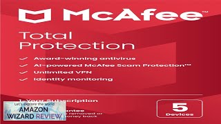 McAfee Total Protection 2024 5 Device Cybersecurity Software Includes Antivirus Review [upl. by Ahl929]