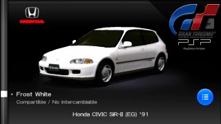 Honda CIVIC SiRII EG 91  Gran Turismo PSP  Showcase [upl. by Deborah]